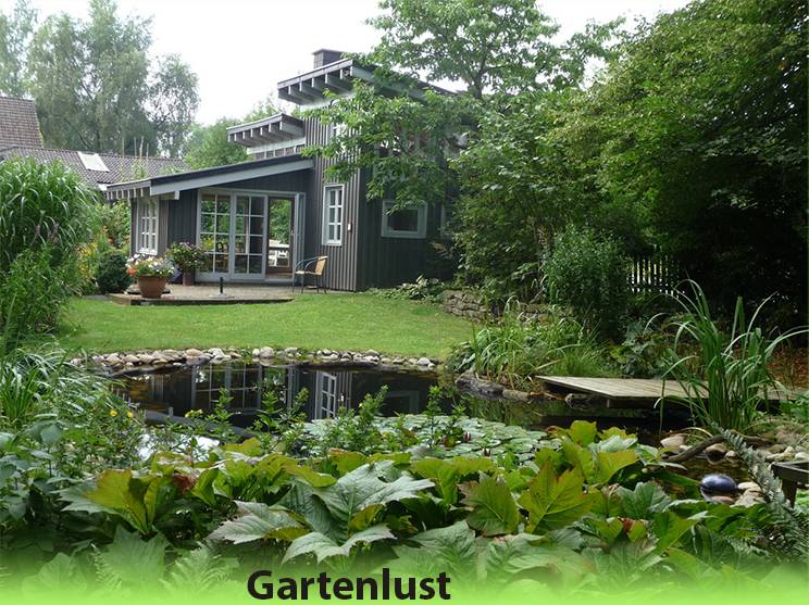 Westerwald Ferienhaus mit großem Garten und einen Teich